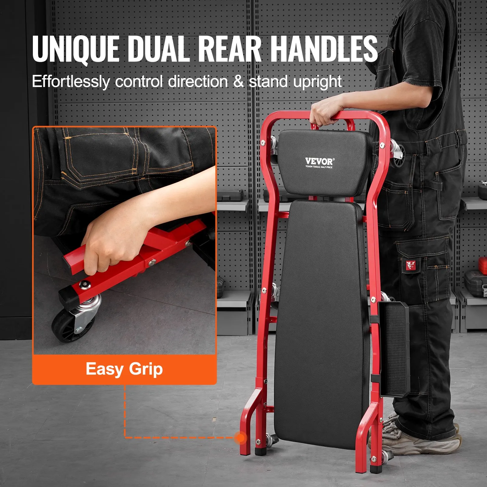VEVOR Mechanic Garage Creeper, 44-Inch - Gotitall.ca