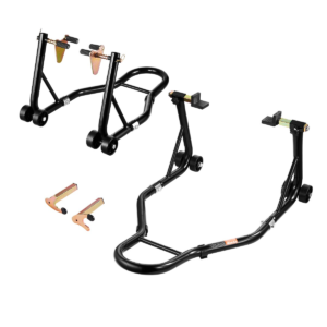 vevor motorcycle front & rear wheel stand set